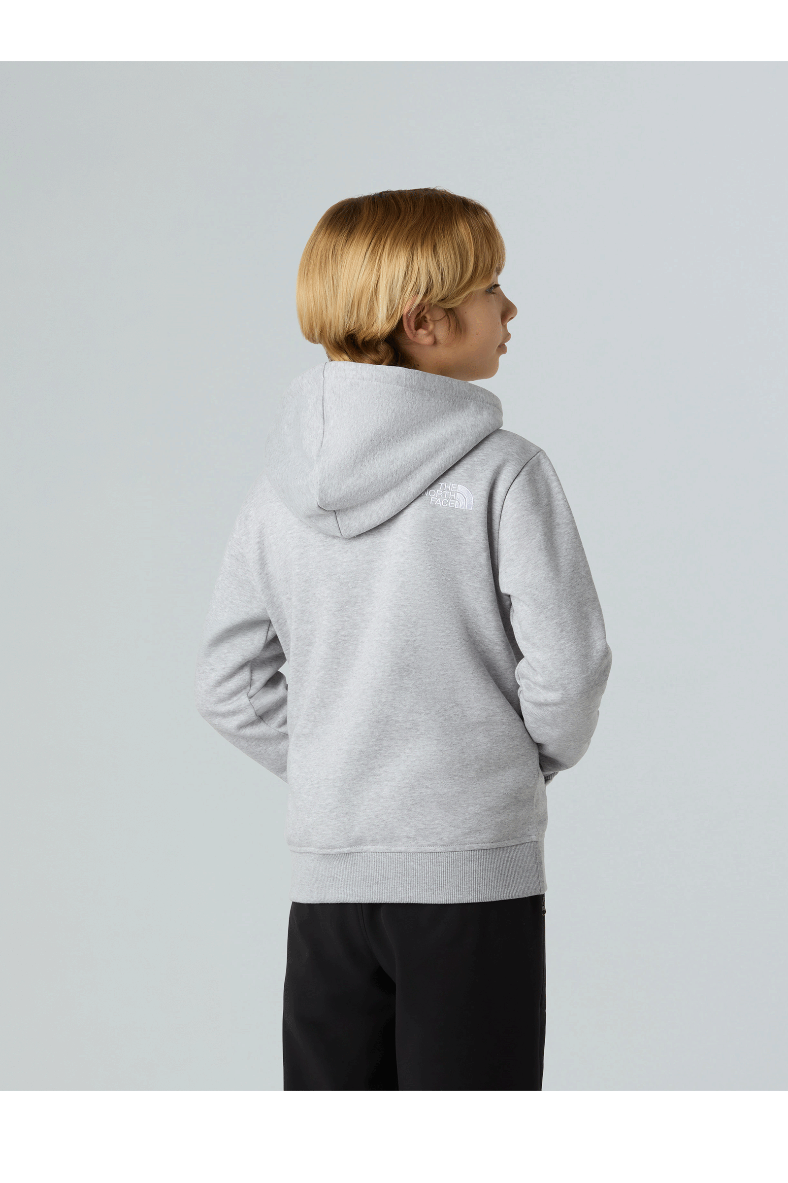 The North face Drew Peak Hoodie Grey Junior - THE NORTH FACE